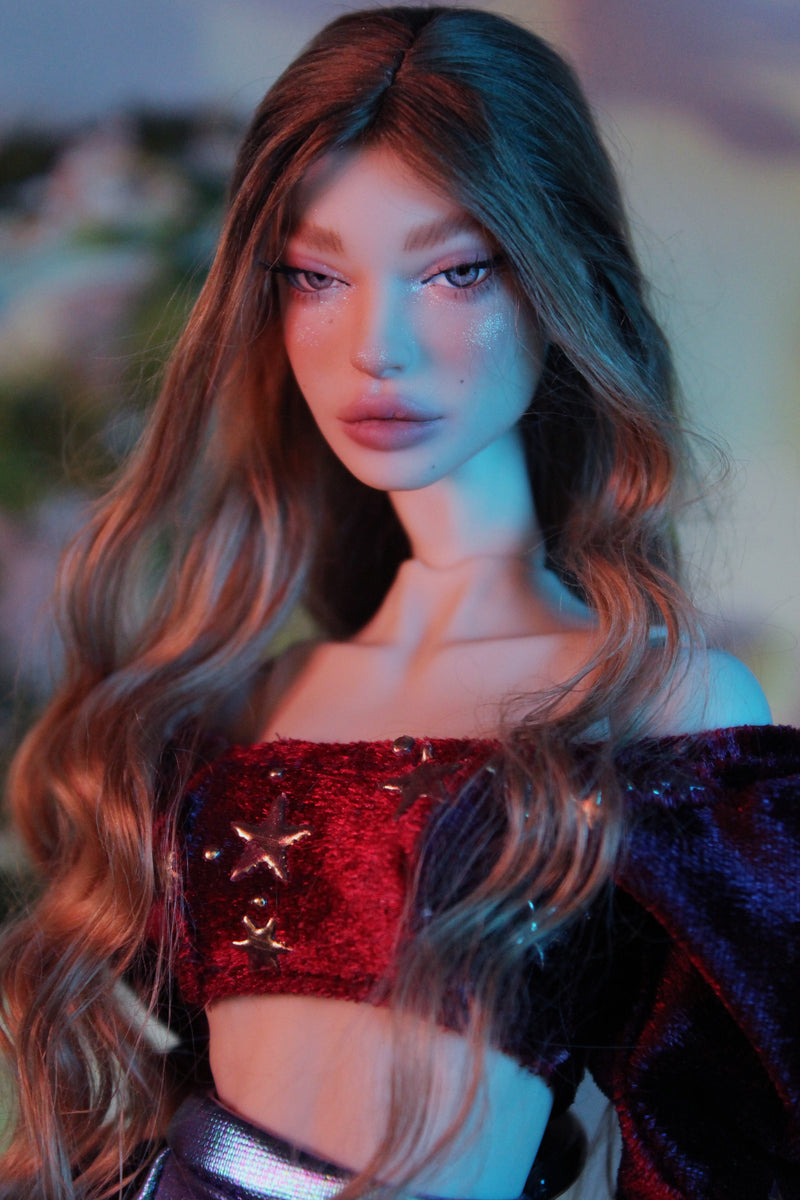 CLARA Nude doll with face up Janchor Dolls