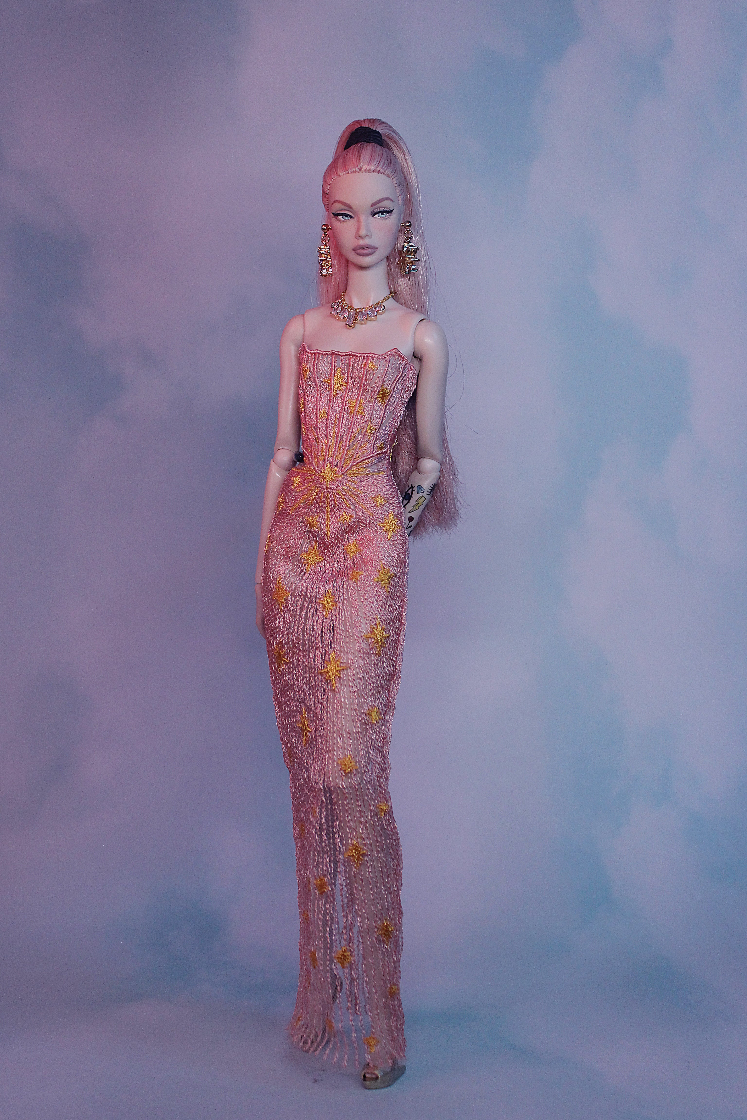 Integrity Toys/ Janchor dolls/ Barbie/ 1/6 dolls DRESS - Star Stream (4 colors)