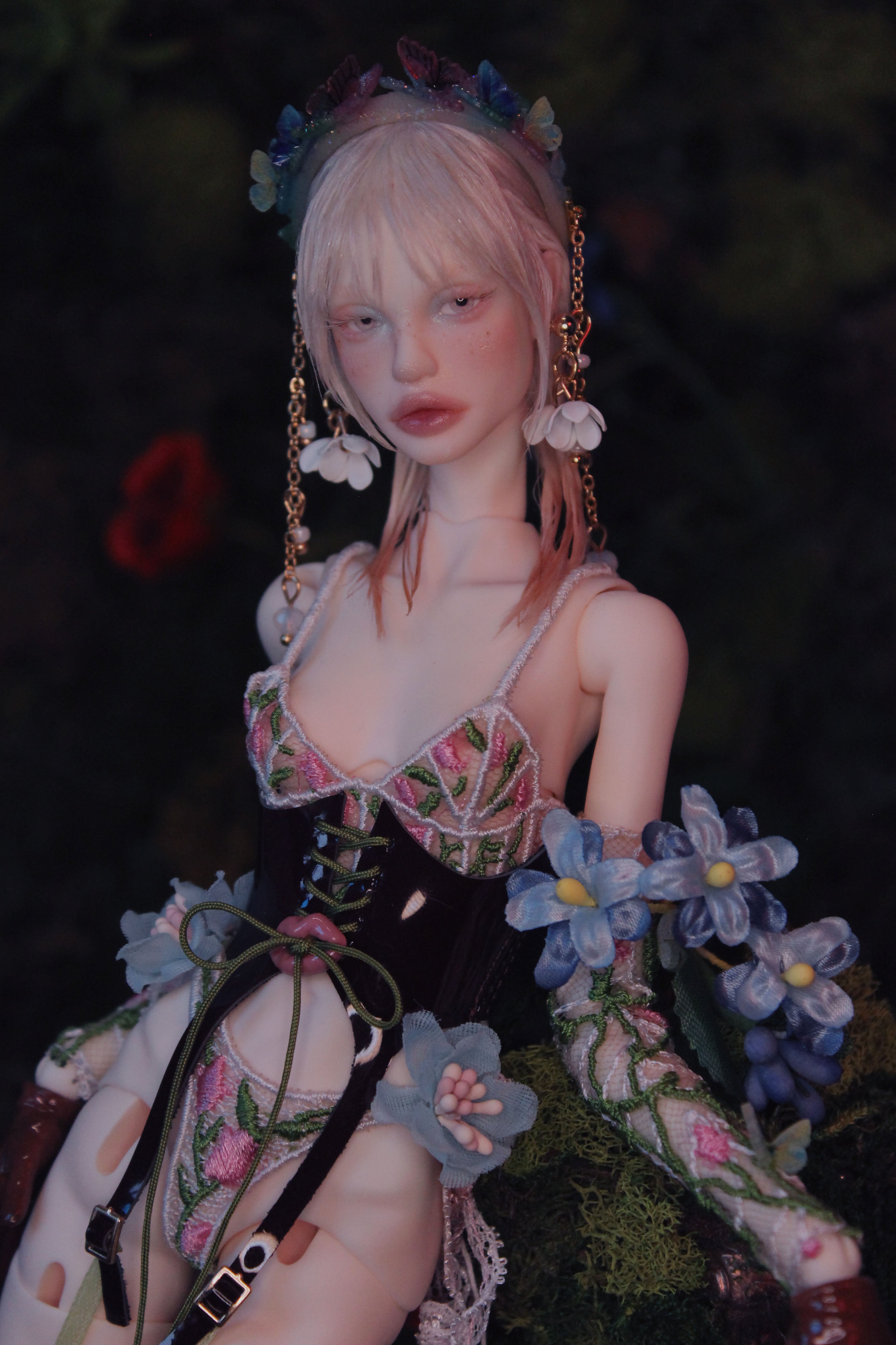 OOAK MOLLY - Albino (Pale skin - Full set)