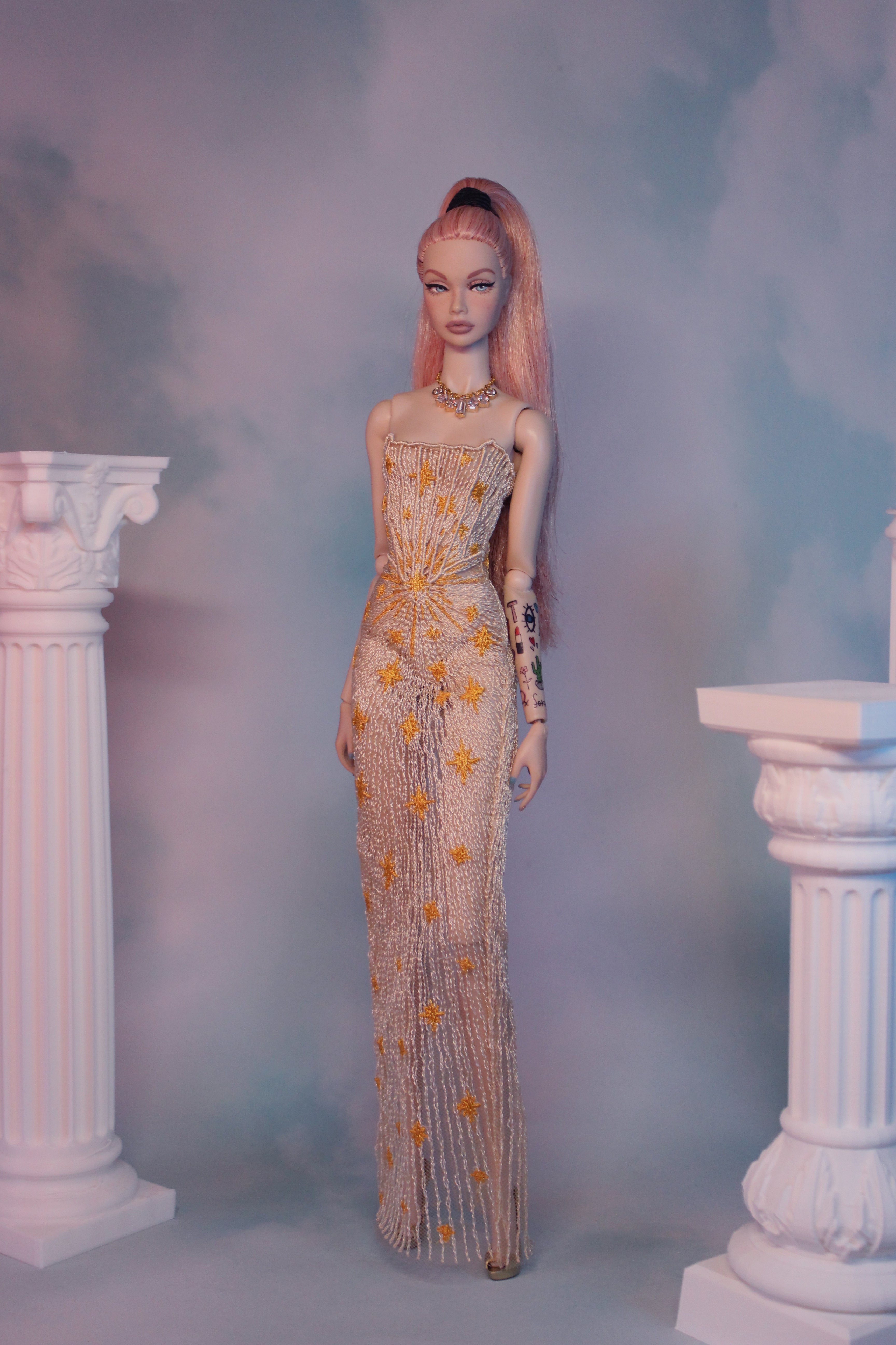 Integrity Toys/ Janchor dolls/ Barbie/ 1/6 dolls DRESS - Star Stream (4 colors)