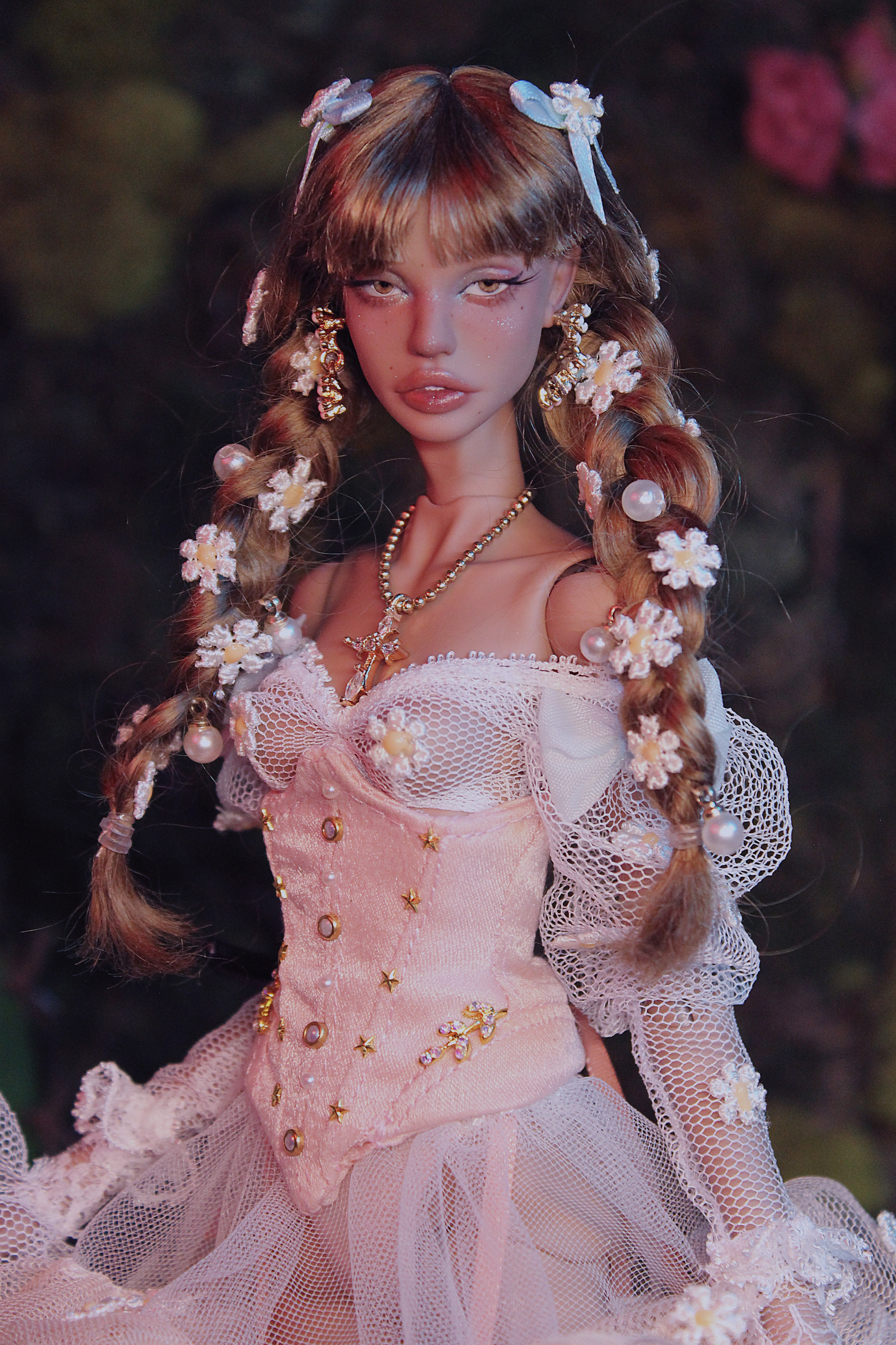 Molly - OOAK doll - full set (Chocolate skin)