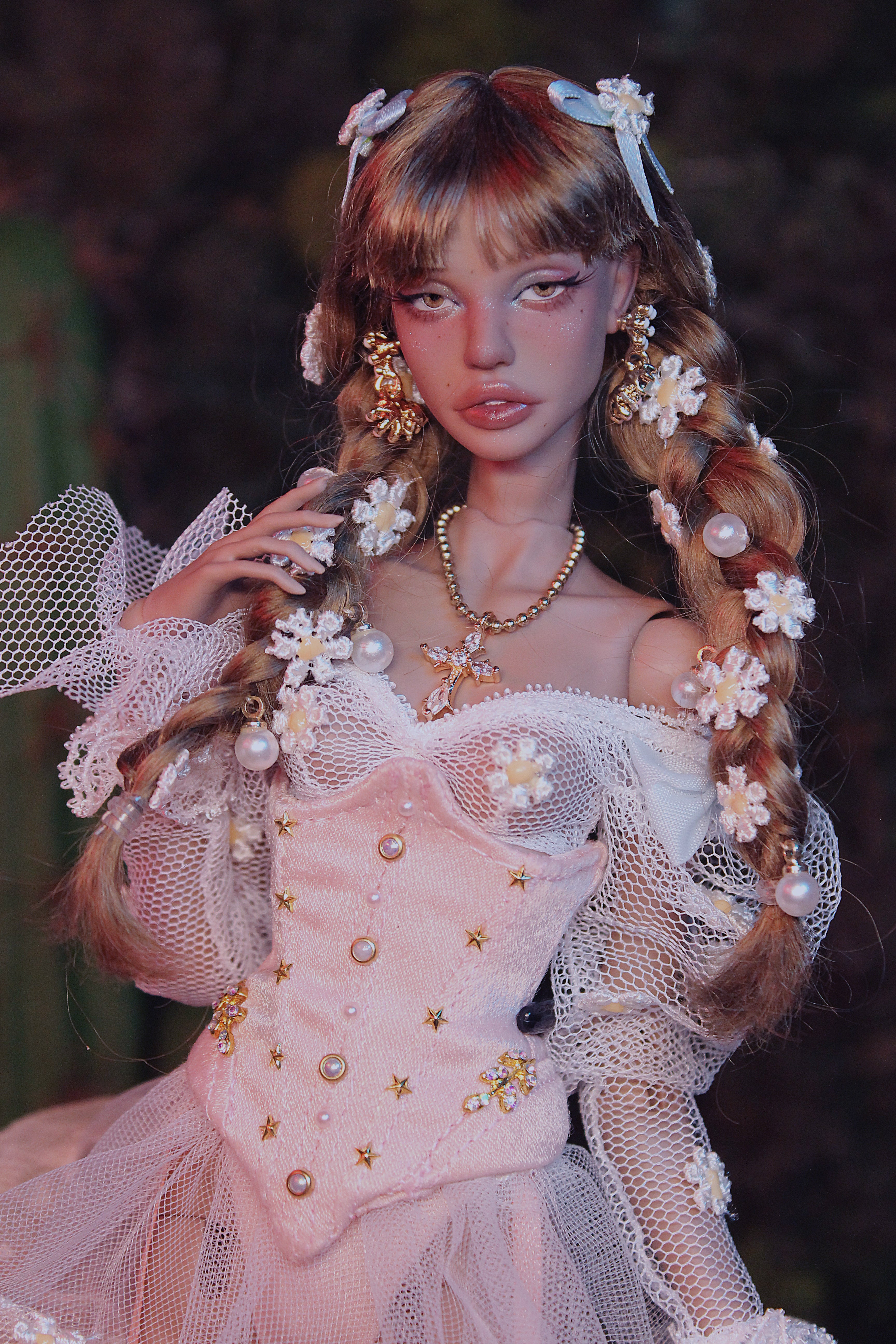 Molly - OOAK doll - full set (Chocolate skin)