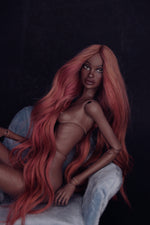 Load image into Gallery viewer, Cara 3 - OOAK doll (Coffee Skin) -CLAERANCE
