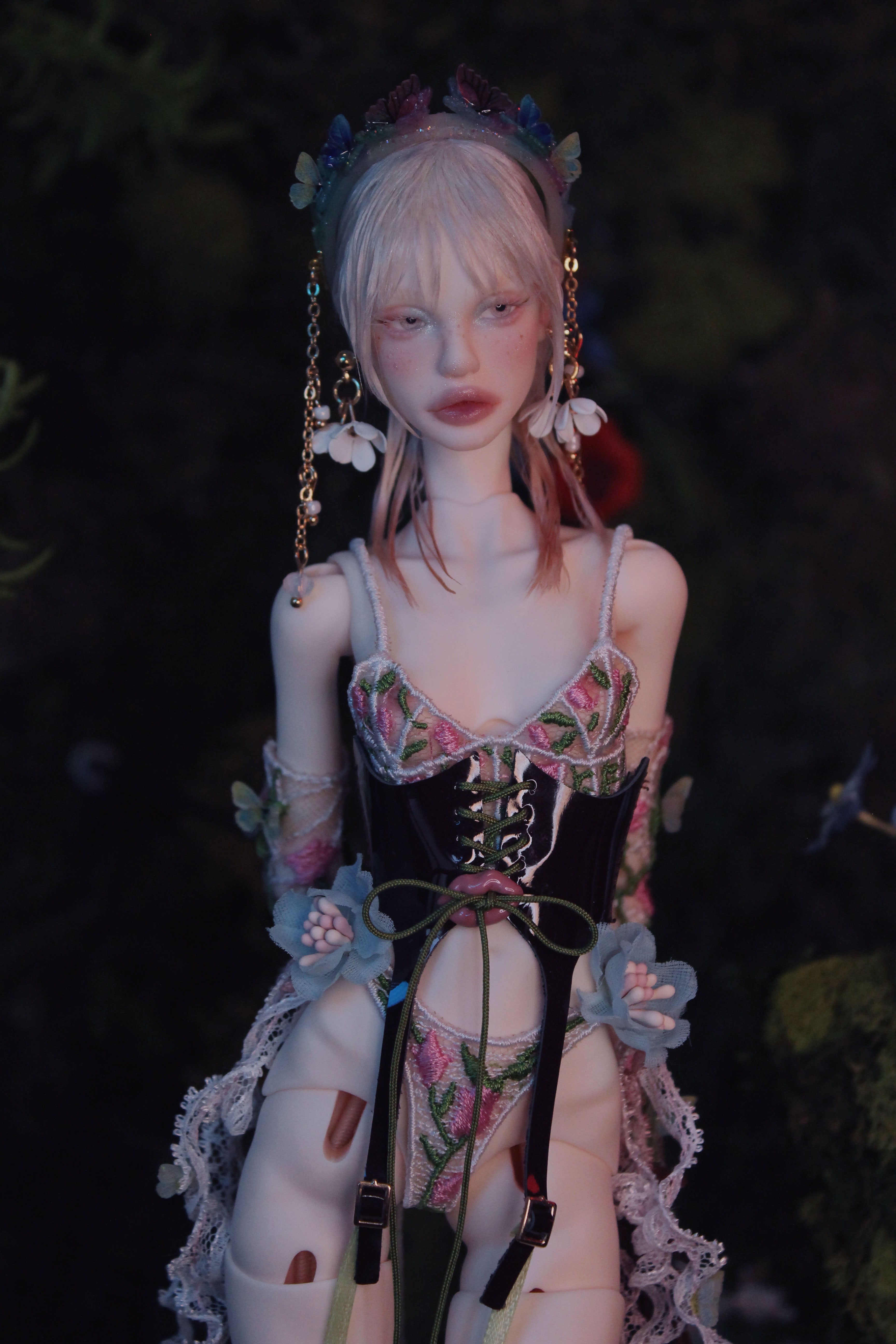 OOAK MOLLY - Albino (Pale skin - Full set)