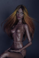 Load image into Gallery viewer, Cara 1 - OOAK doll (Coffee Skin) -CLAERANCE
