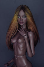 Load image into Gallery viewer, Cara 1 - OOAK doll (Coffee Skin) -CLAERANCE
