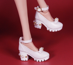 Load image into Gallery viewer, JD Dolly Shoes with Pearls (2 colors)
