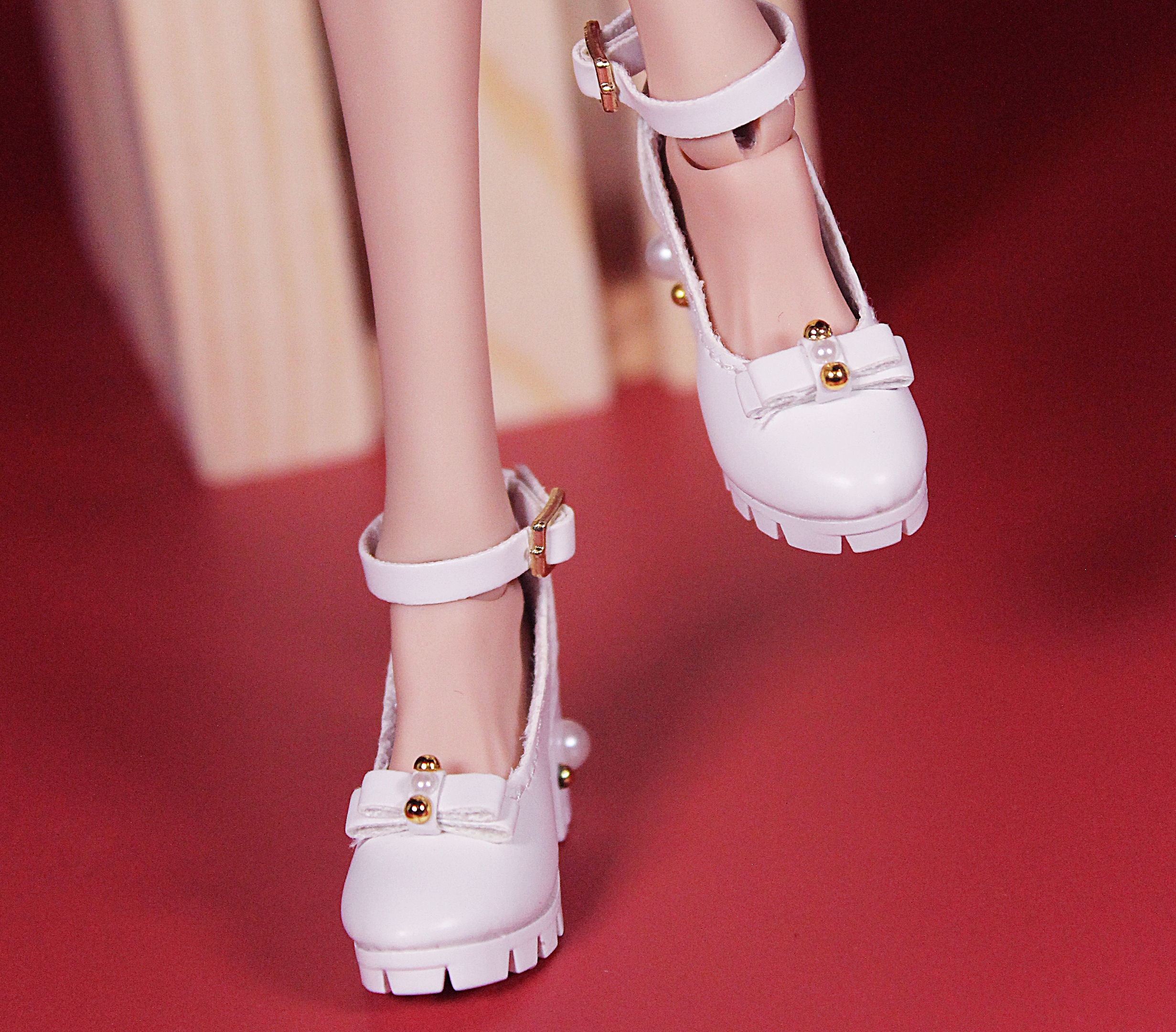 JD Dolly Shoes with Pearls (2 colors)