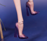 Load image into Gallery viewer, JD Extra Point Pumps with thick heels (7 colors)
