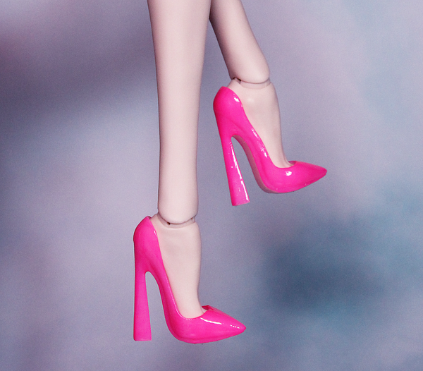 Block heel, neon yellow pointed court heels.... - Depop